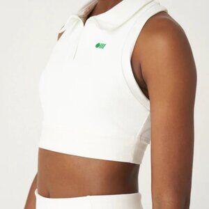 BRAND NEW SOLID & STRIPED White Tennis Sports Bra (NWOT)